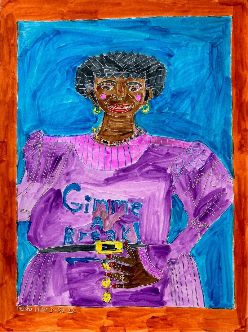 Whimsical "Gimme A Break" Illustration By Keisha Miller 1