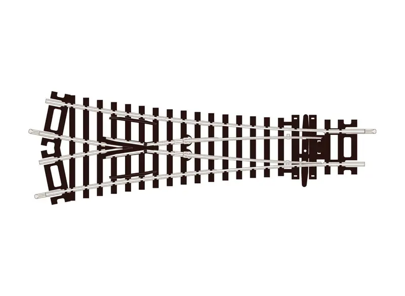 Y Turnout – Medium Radius Track Section 1