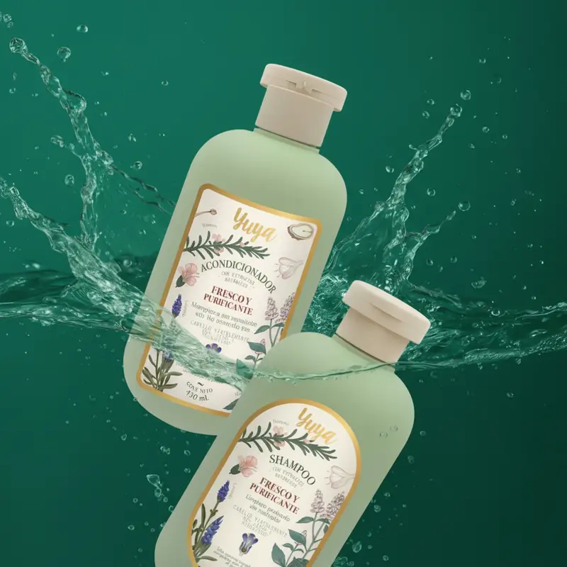 Yuya Refreshing & Purifying Shampoo & Conditioner Set (450 Ml) 1
