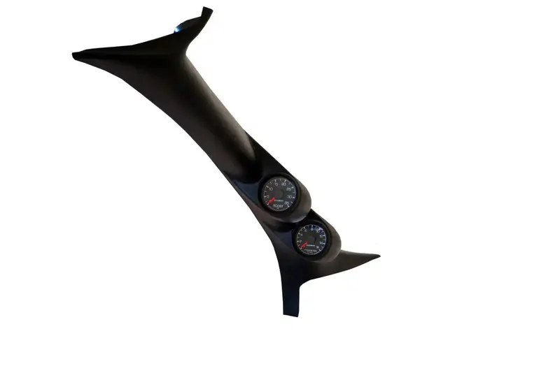 Autometer 7076 Diesel Gauge Kit – A-Pillar Mount, Ford 1999–2007, Boost & Egt Dual Readout 1