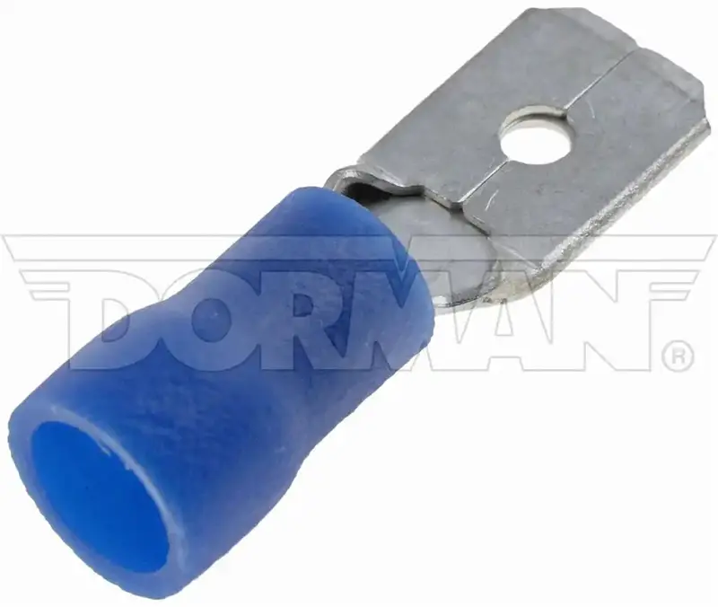 Dorman 85487 Conduct-Tite™ 0.250" Male Quick-Disconnect Terminal (16–14 Awg, Blue, Pack Of 100) 1