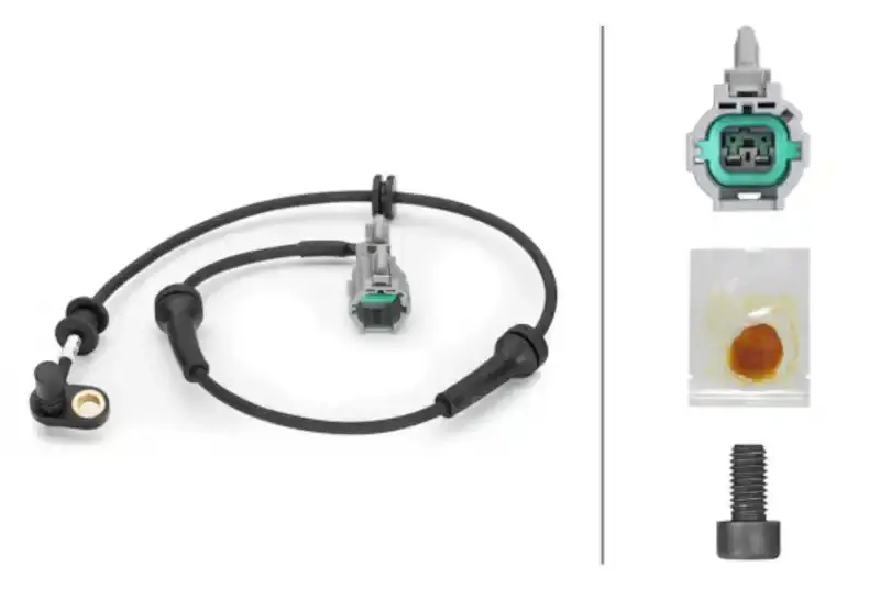 Hella 230040651 Abs Wheel Speed Sensor – Direct Replacement For Multiple Makes 1