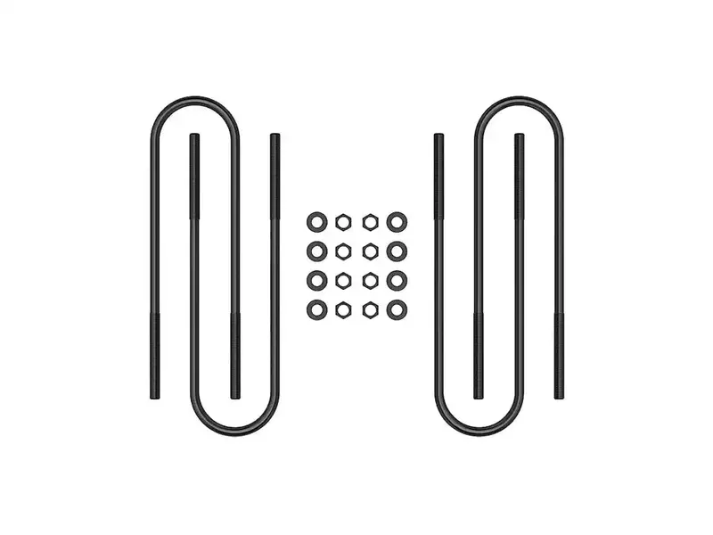 Icon Vehicle Dynamics Rear U-Bolt Kit – 17" Fitment For 1999–2010 Ford Super Duty Trucks 1