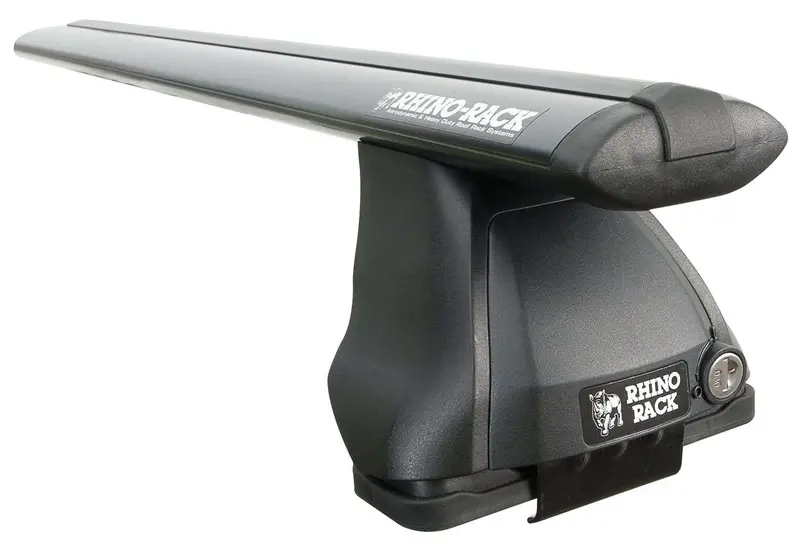 Rhino-Rack Vortex 2500 Roof Rack System – Dual Black Aero Bars With Fit Kit (Ja4045) 1