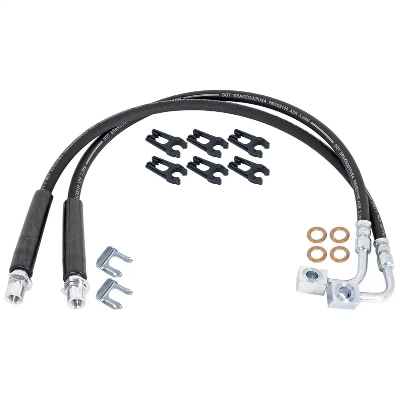 Rockjock 4X4 Stainless Steel Brake Hose Kit – Rj-156400-101 1