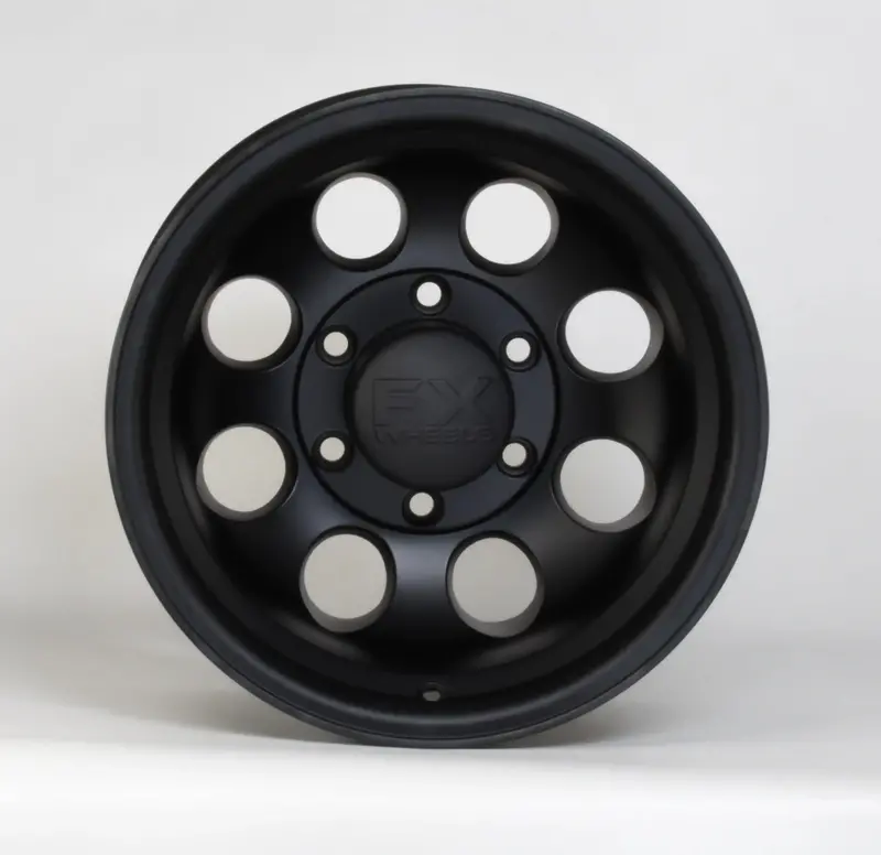 Trailfx Matte Black Cast Aluminum Wheel – 15X10", 6X139.7Mm Bolt Pattern, -46Mm Offset, 108Mm Center Bore, Conical Seat 1